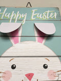Easter Happy Easter Bunny with 3-D Metal Ears Sign