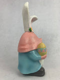 Easter Large Glittered Gnome Holding Easter Egg and Flower
