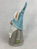 Easter Gnome with Bunny Ears Carrying Backpack of Carrots
