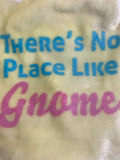 Easter There Is No Place Like Gnome Blanket Throw