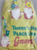 Easter There Is No Place Like Gnome Blanket Throw