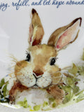 Easter Bunny Melamine Giving Plate