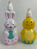 Easter Bunny or Chick Scented Hand Soap Dispenser