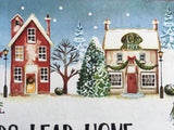 Christmas All Roads Lead Home For The Holidays Comfort Rubber Mat