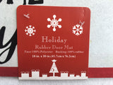 Christmas All Roads Lead Home For The Holidays Comfort Rubber Mat