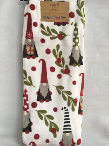 Christmas Gnome Plush Blanket Throw