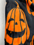 Halloween Eerie Pumpkins Velvet Plush Blanket Throw