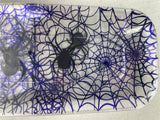 Halloween Spiders on Web Rectangular 3 Piece Serving Platters
