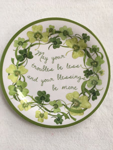 Saint Patrick’s Day Large Melamine Dinner Plate Set of 4