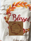 Harvest Marigold Fields Plush Thanksgiving Blanket Throw