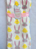 Easter Bunny and Chicks Blanket Throw